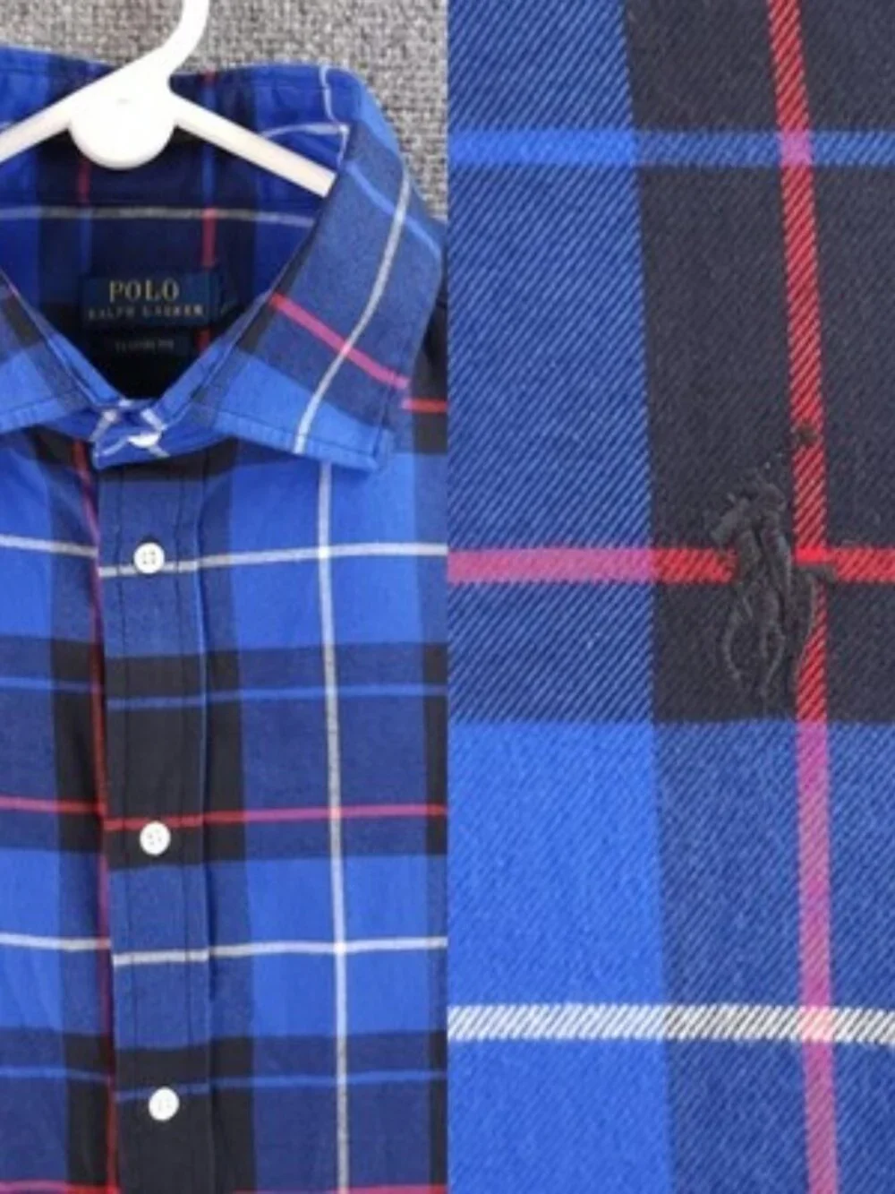 Polo Ralph Lauren Lightweight Twill Flannel Classic Soft Logo Medium Designer